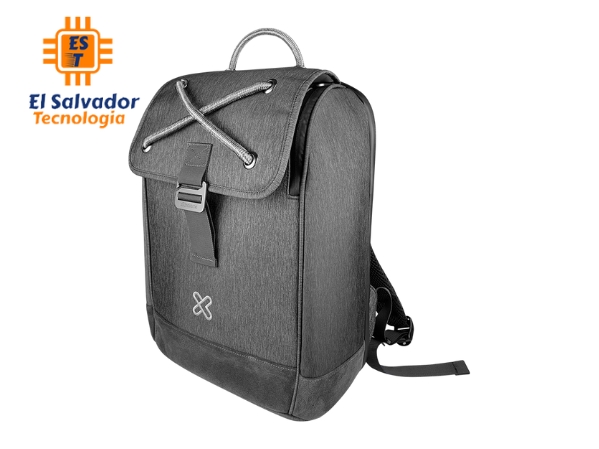 Mochila para laptop Klip Xtreme Gallant – 1680D polyester - 14.1" – Gris - KNB-581GR