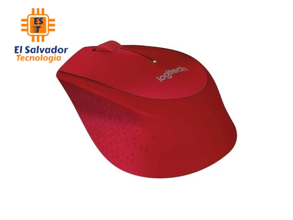 Mouse Logitech M280 - inalámbrico 2.4 GHz - color rojo - 910-004286
