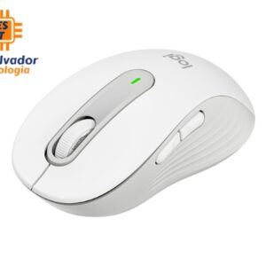 Mouse Logitech Signature M650 - para manos pequeñas - Bluetooth y receptor inalámbrico 2.4 GHz - blanco hueso - 910-006252