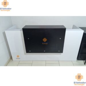 Recepción Moderna Zeus Modular Curva White - 2.20 Ancho x 0.55 Fondo x 1.10 Altura