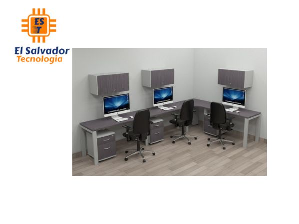 Estacion de Trabajo Zeus Operativo con Archivo y Credenza Aerea MD00063