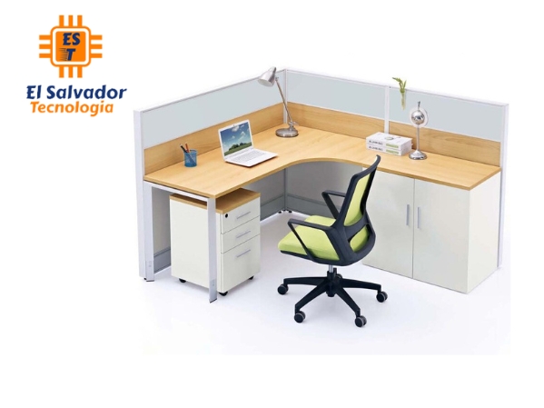 Estacion de Trabajo Zeus Tempo en L Con Archivo y Credenza MD00017