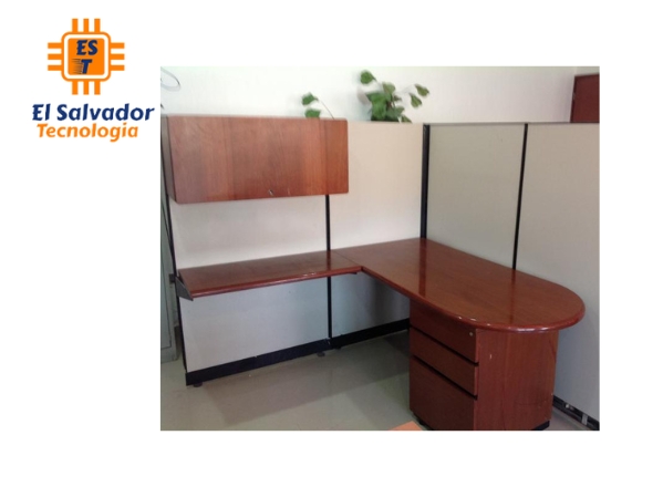 Modulo de Trabajo Zeus en L con Credenza Aerea MD00057
