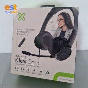 Headset - Audífonos estéreo con interfaz USB - Klip Xtreme con Microfono y Audio - KCH-510