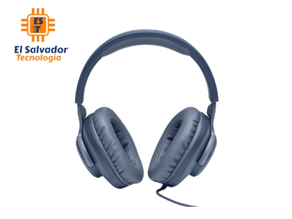 Auriculares JBL Quantum 100 – jack 3.5mm – color azul - JBLQUANTUM100BLUAM