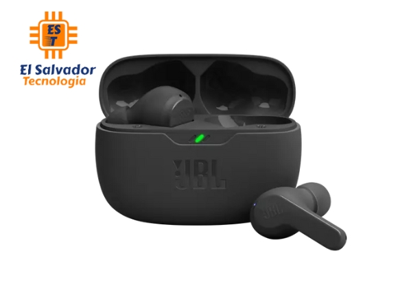 Auriculares JBL Vibe Beam - Bluetooth - color Negro - JBLVBUDSBLKAM