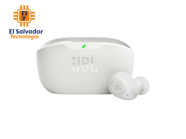 Auriculares JBL Vibe Buds - Bluetooth - color Blanco - JBLVBUDSWHTAM