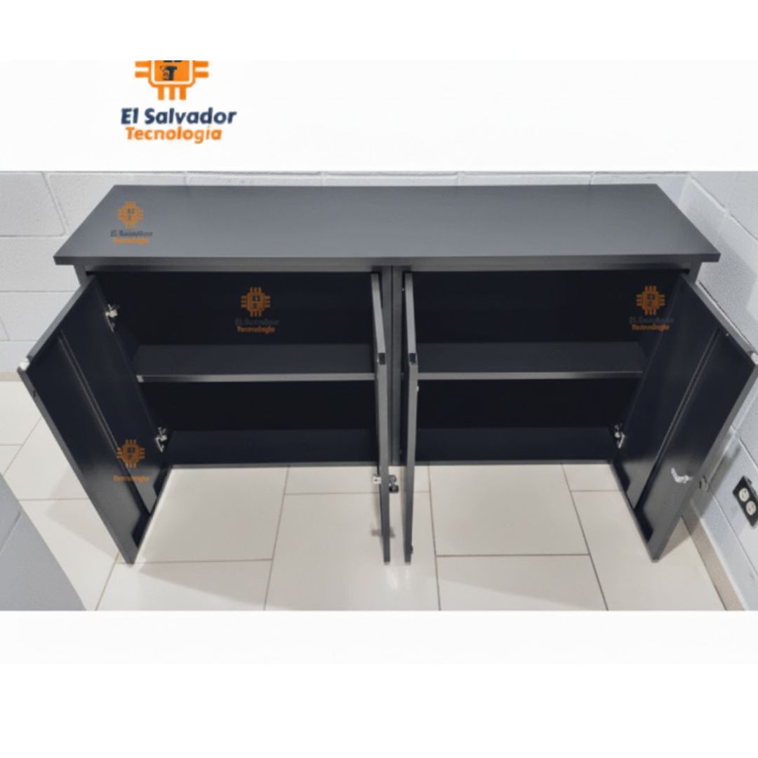 Credenza para Oficina Color negro - El Salvador Tecnologia y Muebles de Oficina