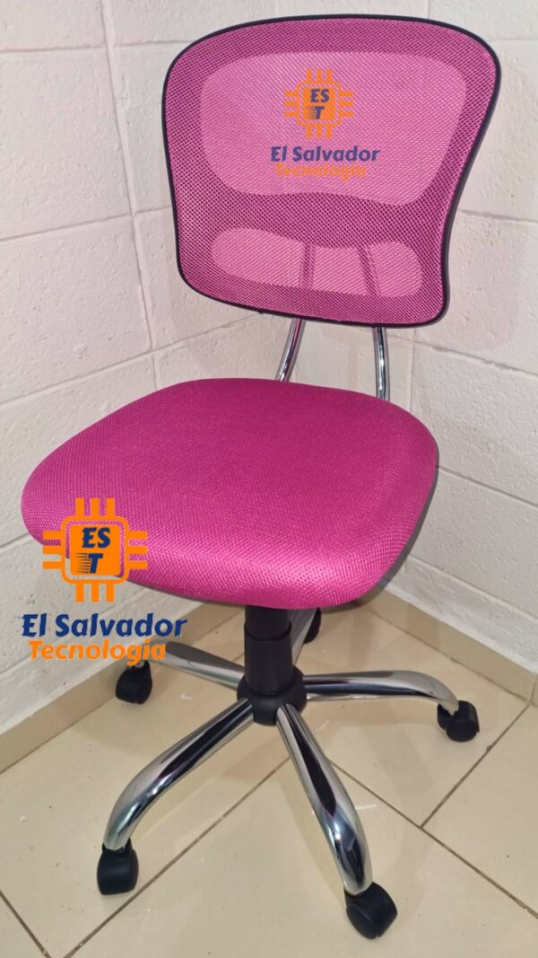 Silla de oficina rosa con brazos, sillas de escritorio de cuero ejecutivo  con respaldo alto para mujer, silla mecedora de computadora de 90° a 120°