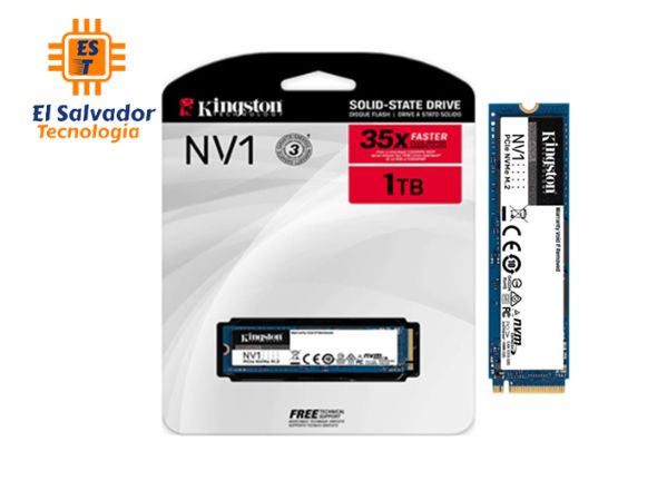 Unidad de Estado Solido M.2 NVMe Kingston NV1 – 1TB - SNVS/1000G