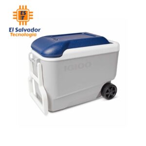 Hielera Portátil de 40QT plastico insulado gris con ruedas IGLOO FRD-096