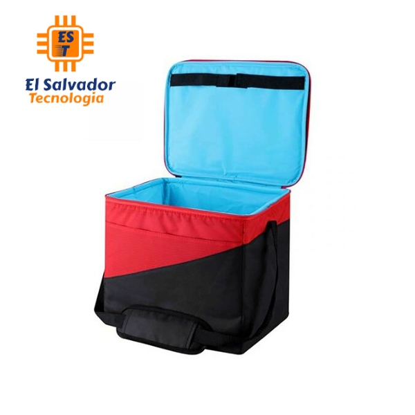 Lonchera para 24 latas poliester rojo con negro IGLOO FRD-071