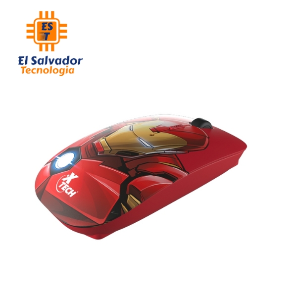 Mouse Xtech Edición Iron Man - Inalámbrico 2.4 GHz - XTM-M340IM