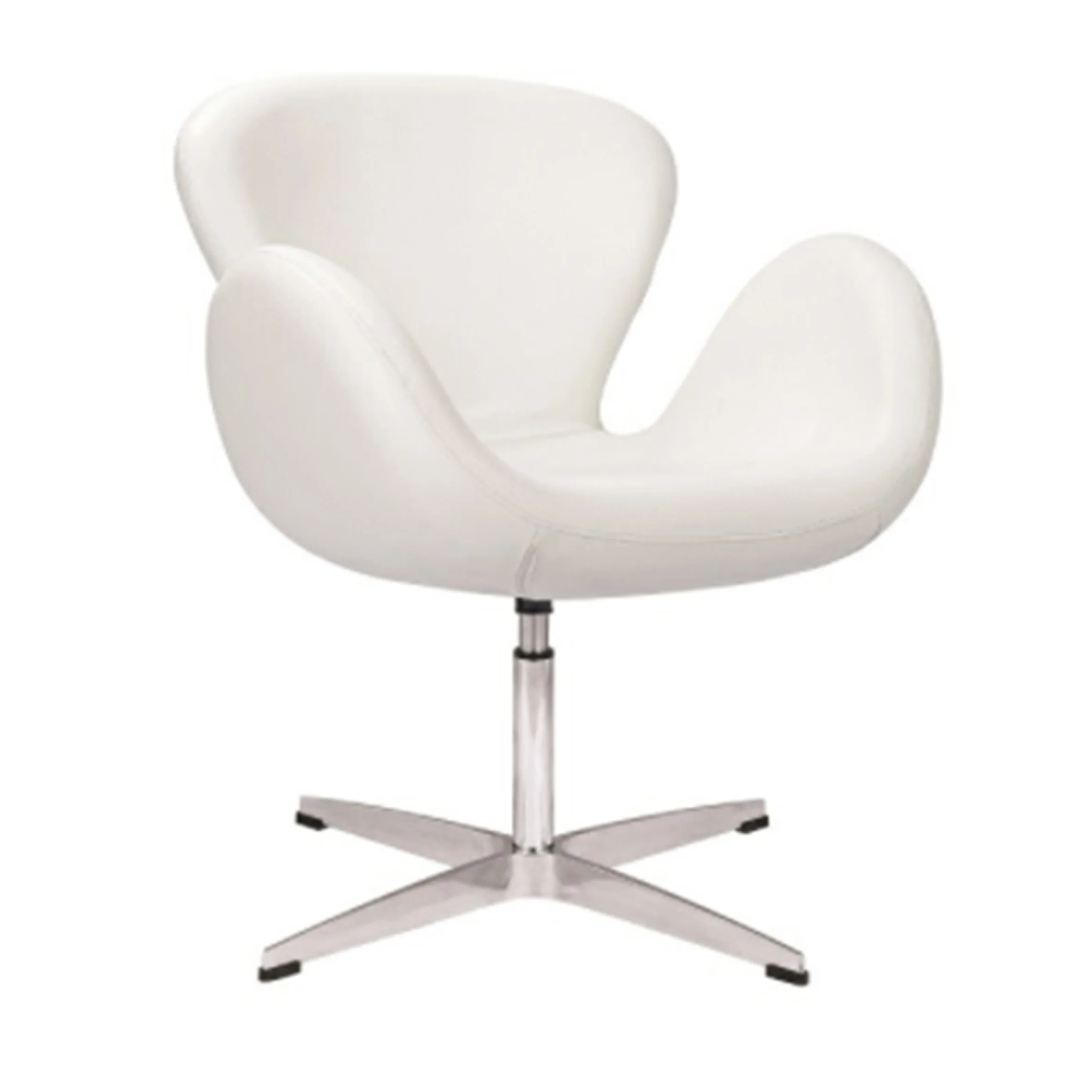 Silla de Espera Exclusiva Confort -Londres Blanca - para Oficina- Cafetería y Salas Lounge - Soporta 260 Lbs