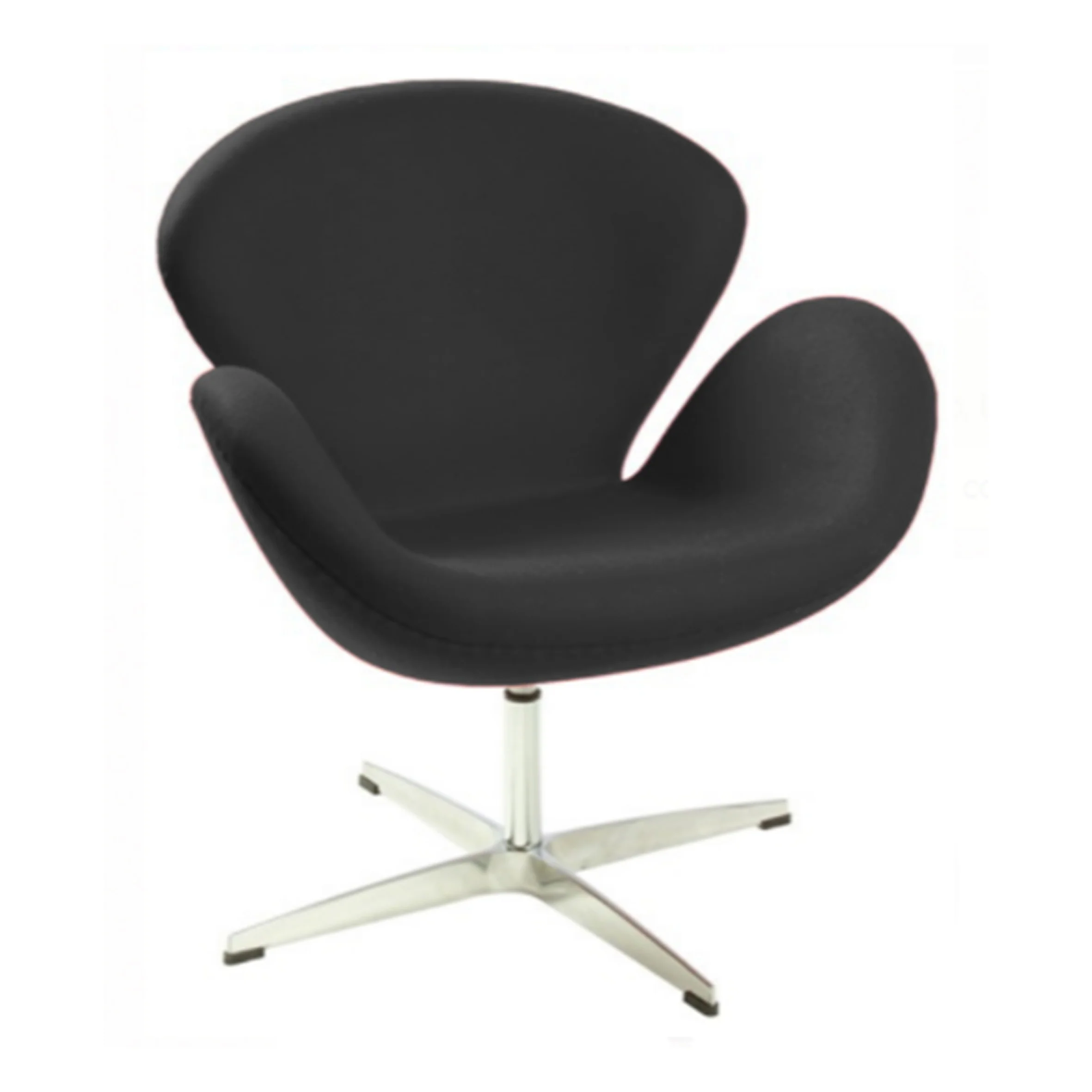 Silla de Espera Exclusiva Confort -Londres Negro - para Oficina- Cafetería y Salas Lounge - Soporta 260 Lbs