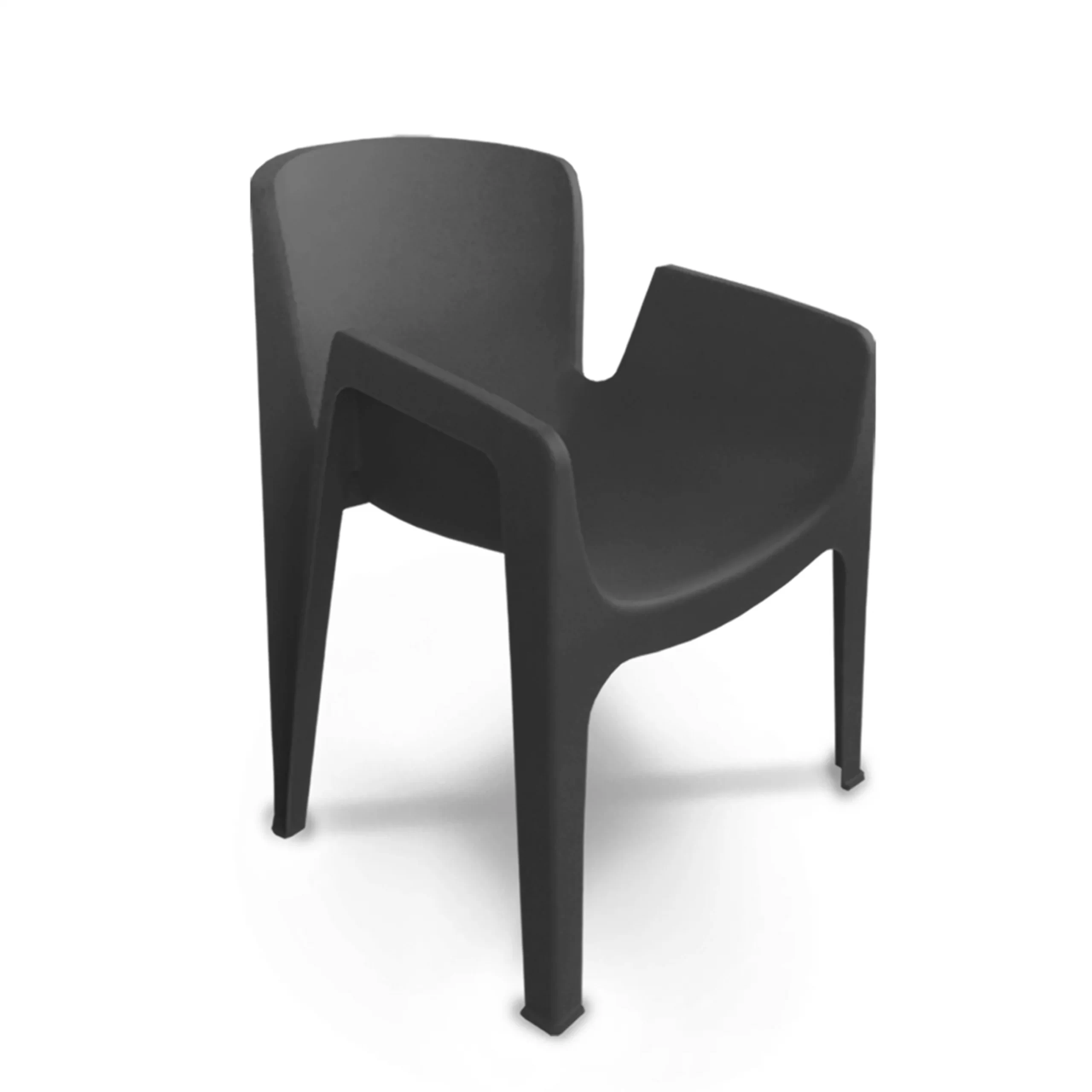 Silla de Espera y Para Cafe - Grecia Negra - Soporta 260 Libras - El Salvador Tecnologia y Muebles de Oficina
