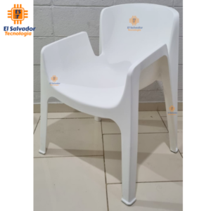 Silla de Espera y Para Cafetería Grecia Blanco – Soporta 260 Libras