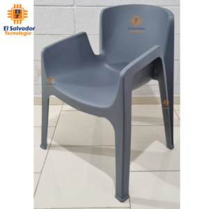 Silla de Espera y Para Cafetería Grecia Gris – Soporta 260 Libras