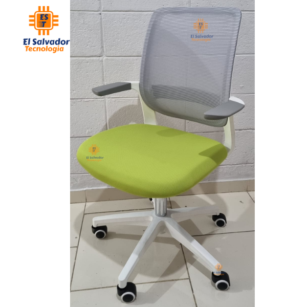 Silla de Oficina Ejecutiva Ergonómica Respaldo de Malla – Galicia Verde – Soporta 330 Libras