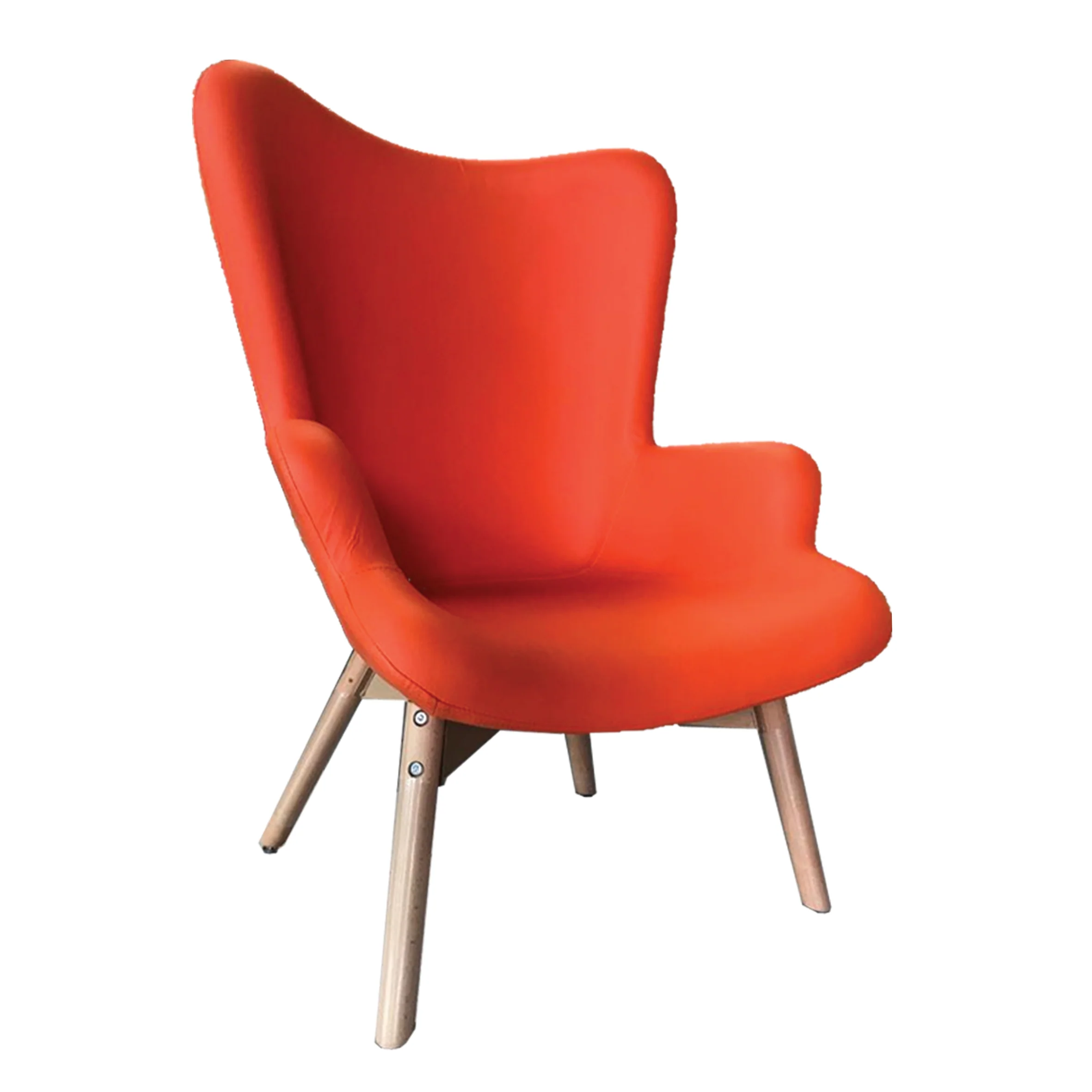 Sillón de Espera y Descanso Elegante Confort - Singapur Rojo - Soporta hasta 260 Libras