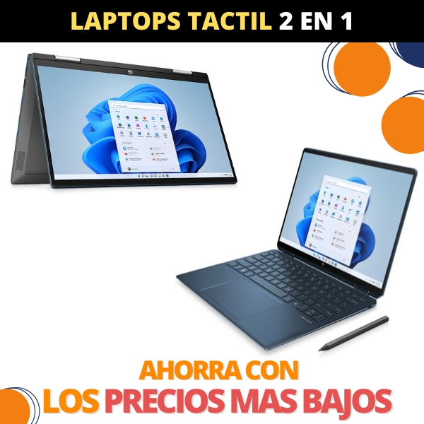 3. Laptops Tactil - 2 en 1