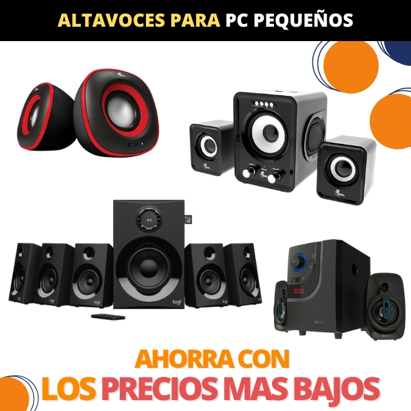 9.6 Altavoces - Parlantes para PC Pequeños