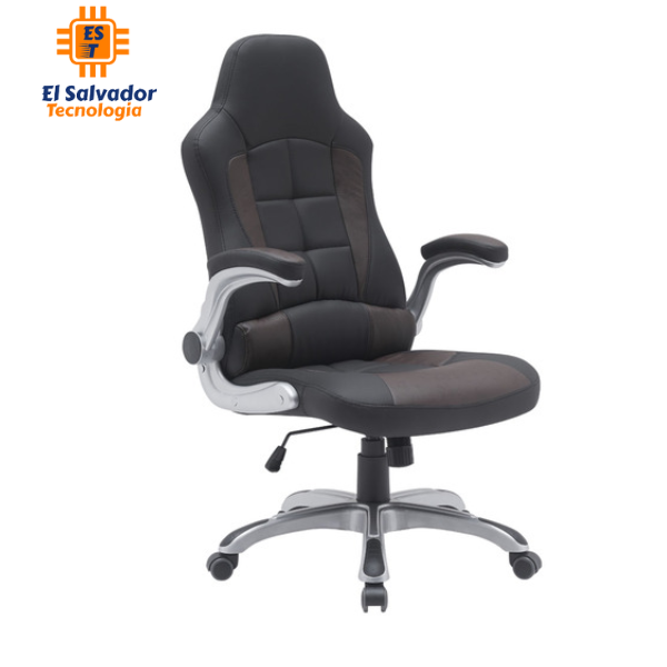 Silla Gerencial de Cuero - Negro - Diamante Negro