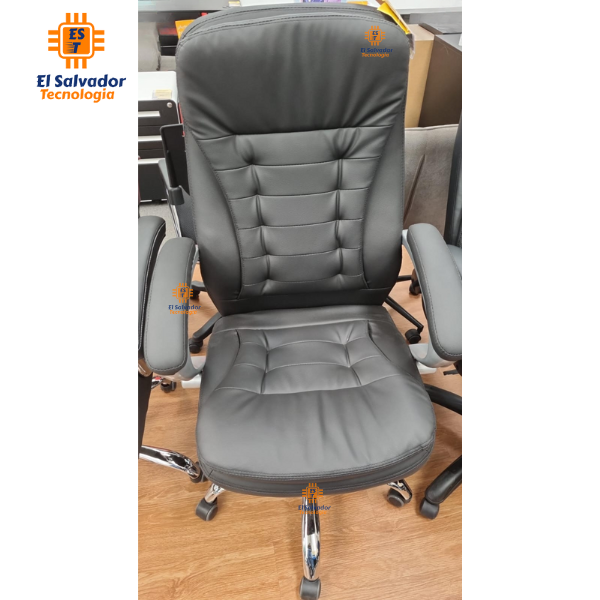 Silla Gerencial de Cuero - Negro - Onix