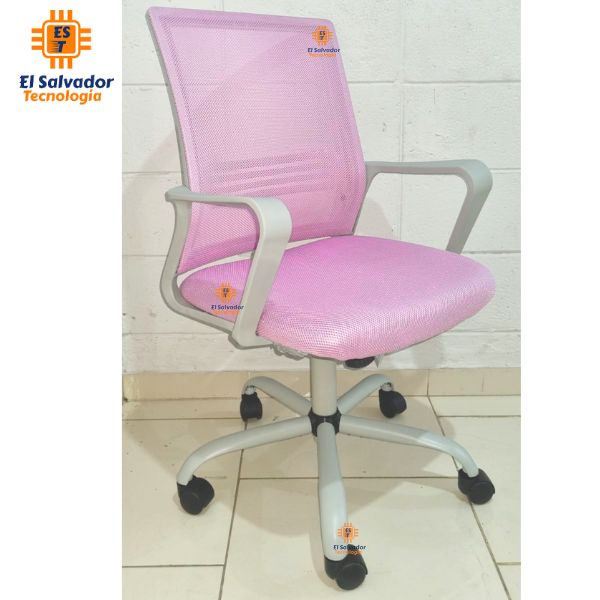 Silla Ejecutiva con Respaldo de Malla Kimi Rose - Soporta 250 Libras