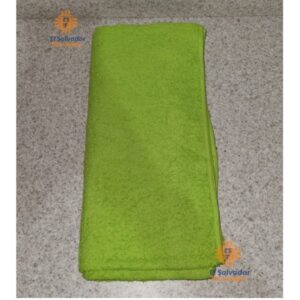 Toalla de baño de algodón Verde - 77 cm x 155 cm