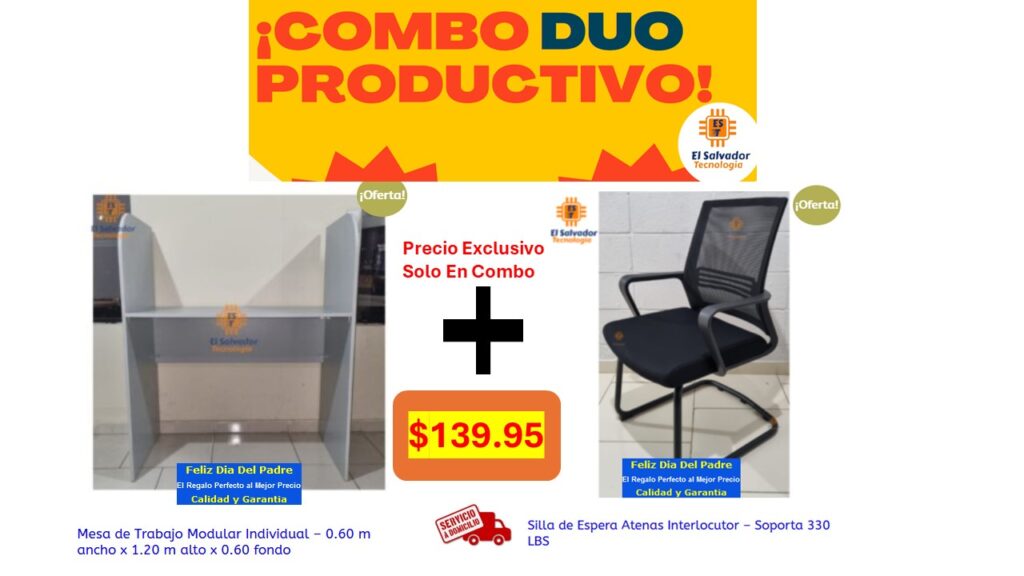Combos Duo Perfecto El Salvador Tecnologia y Muebles de Oficina -1