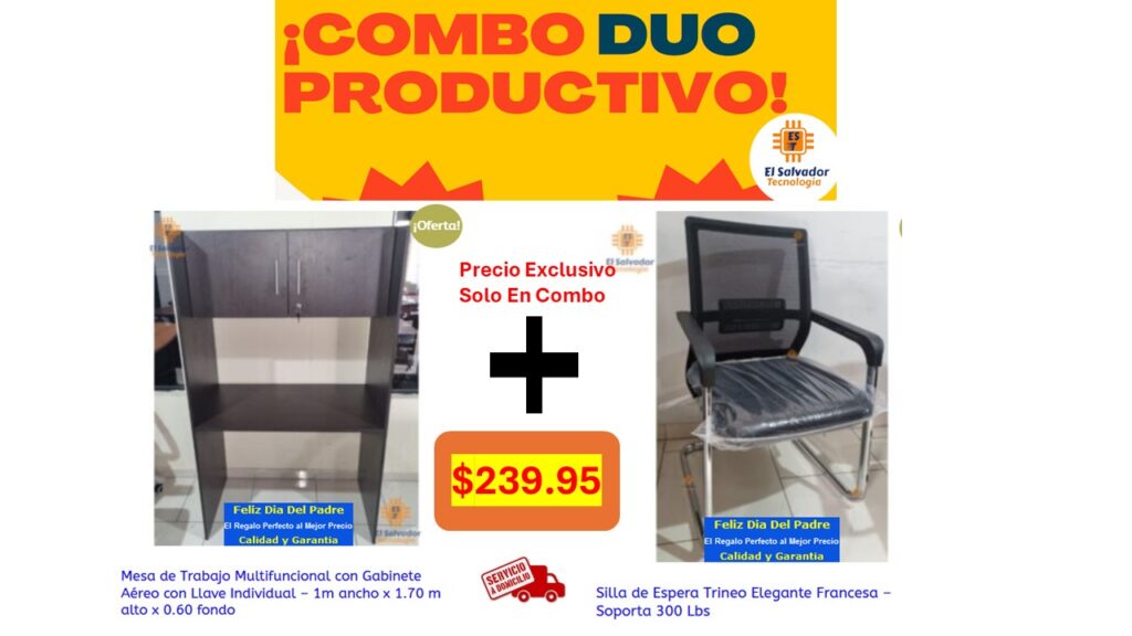 Combos Duo Perfecto El Salvador Tecnologia y Muebles de Oficina -2