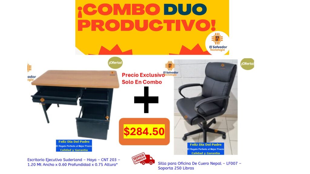 Combos Duo Perfecto El Salvador Tecnologia y Muebles de Oficina -2