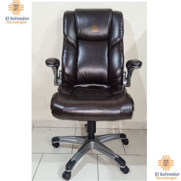 Silla Ejecutiva De Cuero Bangkok Café - LF008 - Soporta 400 Libras