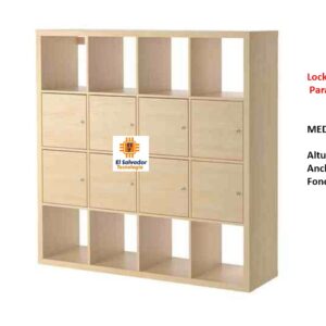 Locker Multiniveles Para 8 Personas - TLS 169 - 1.80m Altura x 1.70m Ancho x 0.40m Fondo