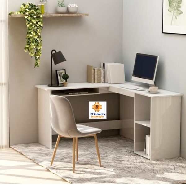 Escritorio Modular Multi Usos en L - TLS 132 - 1.40 mt Ancho x 1.30 mt Fondo x 0.75 mt Altura Base