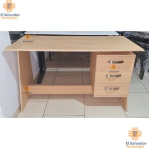 Escritorio Modular Multi Tareas Con Gavetas - TLS 143 Color Madera - 1.20 mt Ancho x 0.60 mt Fondo x 0.75 mt Altura Base