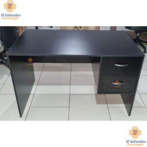 Mesa para trabajo o estudio modular con 2 Gavetas TLS 7 BLACK- 1.20m Ancho x 0.70m Fondo x 0.75m Altura