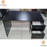 Mesa para trabajo o estudio modular con 2 Gavetas TLS 7 BLACK- 1.10m Ancho x 0.55m Fondo x 0.75 m Altura