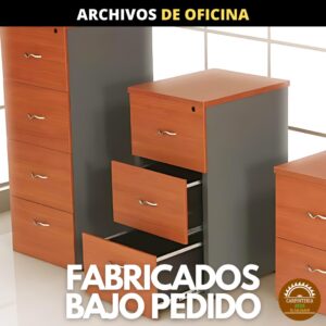 5. Archivos - Archiveros - Archivadores de Oficina de Melamina a la Medida Fabricados Bajo Pedido - Marca Zeus