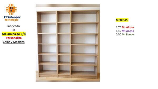 Closet de Melamina para Hogar - TLS 416 - 1.75m x 1.40m Ancho x 0.50m Fondo