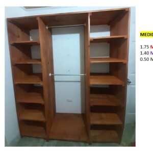 Closet de Melamina para Hogar - TLS 421 - 1.75m Altura x 1.40m Ancho x 0.50m Fondo