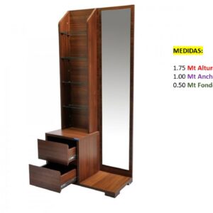 Closet de Melamina para Hogar con Gavetas - TLS 455 - 1.75m Altura x 1.00m Ancho x 0.50m Fondo