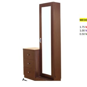 Closet de Melamina para Hogar con Gavetas - TLS 456 - 1.75m Altura x 1.00m Ancho x 0.50m Fondo