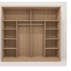 Closet de Melamina para Hogar - TLS 303 - 2.75m Altura x 2.40m Ancho x 0.50m Fondo