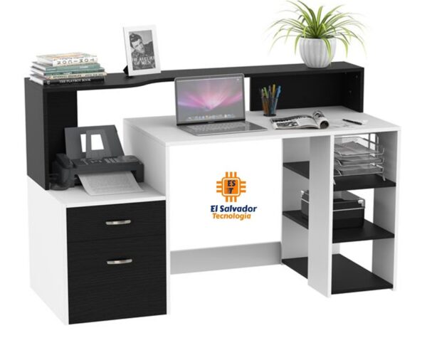 Escritorio modular con Gavetas - TLS 584 - 1.50m Ancho x 0.60m Fondo x 0.76m Altura