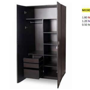 Closet de Melamina para Hogar con Gavetas - TLS 284 - 1.80m Altura x 1.20m Ancho x 0.50m Fondo