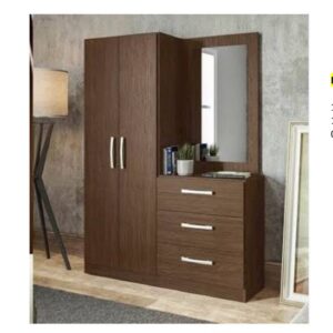 Closet de Melamina para Hogar con Gavetas y Puertas Abatibles - TLS 332 - 1.75m Altura x 1.40m Ancho x 0.60m Fondo