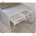 Mesa para trabajo o estudio modular con Gaveta - TLS 9 Premium - 1.10m Ancho x 0.50m Fondo x 0.75m Altura