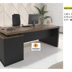 Escritorio Modular en L - TLS 752 - 1.60m x 1.50m Ancho x 0.70m Fondo x 0.77m Altura